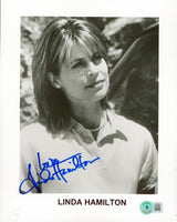 Linda Hamilton Dante's Peak Authentic Signed 8x10 Photo Autographed BAS #BL44839
