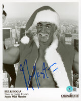 Hulk Hogan Santa with Muscles Authentic Signed 8x10 Photo BAS #BL44838