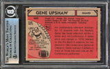 Raiders Gene Upshaw Authentic Signed 1980 Topps #449 Card BAS Slabbed