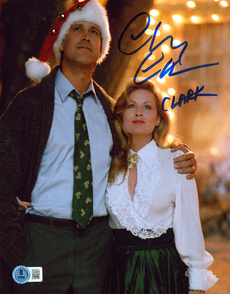 Chevy Chase Christmas Vacation "Clark" Authentic Signed 8x10 Photo BAS #1W385722