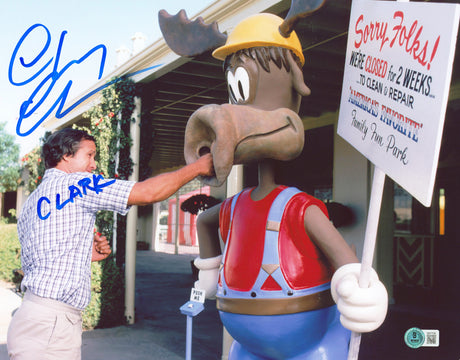 Chevy Chase National Lampoon's Vacation "Clark" Signed 11x14 Photo BAS #1W377539