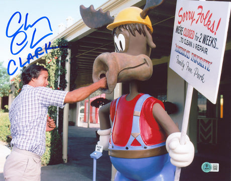 Chevy Chase National Lampoon's Vacation "Clark" Signed 11x14 Photo BAS #1W377544