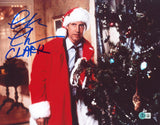 Chevy Chase Christmas Vacation "Clark" Signed 11x14 Photo BAS #W1W377102