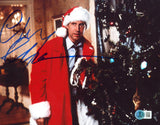 Chevy Chase Christmas Vacation Authentic Full Name Signed 8x10 Photo BAS Wit