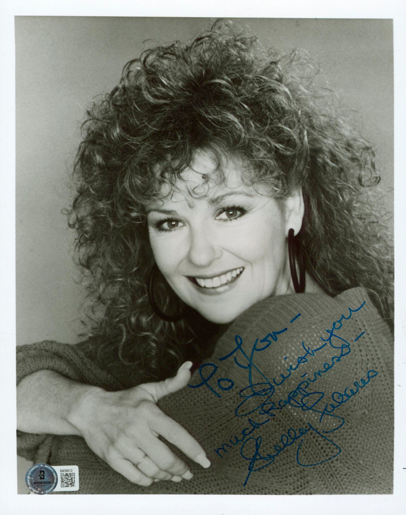 Shelley Fabares The Donna Reed Show Signed 8x10 Photo BAS #BM38012