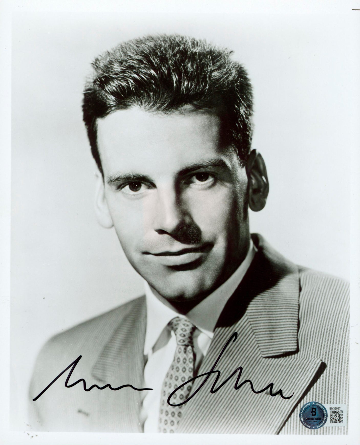 Maximilian Schell Judgment at Nuremberg Authentic Signed 8x10 Photo BAS #BM33987