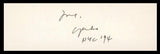 Yoko Ono Musician "NYC '94" Authentic Signed 1.5x5 Cut Signature BAS #AD70381