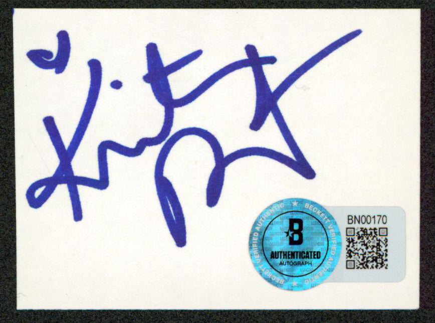 Kirsten Dunst Spider-Man Authentic Signed 2.75x2 Cut Signature BAS #BN00170