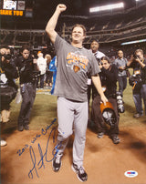 Giants Matt Cain "2010 W.S. Champs" Authentic Signed 11x14 Photo PSA/DNA #U23614