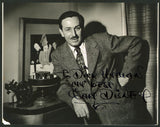Walt Disney My Best Authentic Signed Black & White 7.5x9.5 Photo JSA #YY86415