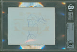 Connie Stevens Hawaiian Eye Authentic Signed 4.5 x 5.5 Cut Signature BAS Slabbed