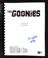Sean Astin The Goonies "Mikey" Authentic Signed Movie Script BAS Witnessed