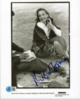 Kristin Scott Thomas The English Patient Signed 8x10 Photo BAS #BN74504