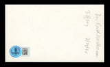 Dr. Ruth Westheimer Authentic Signed 3x5 Index Card Autographed BAS #BN89102