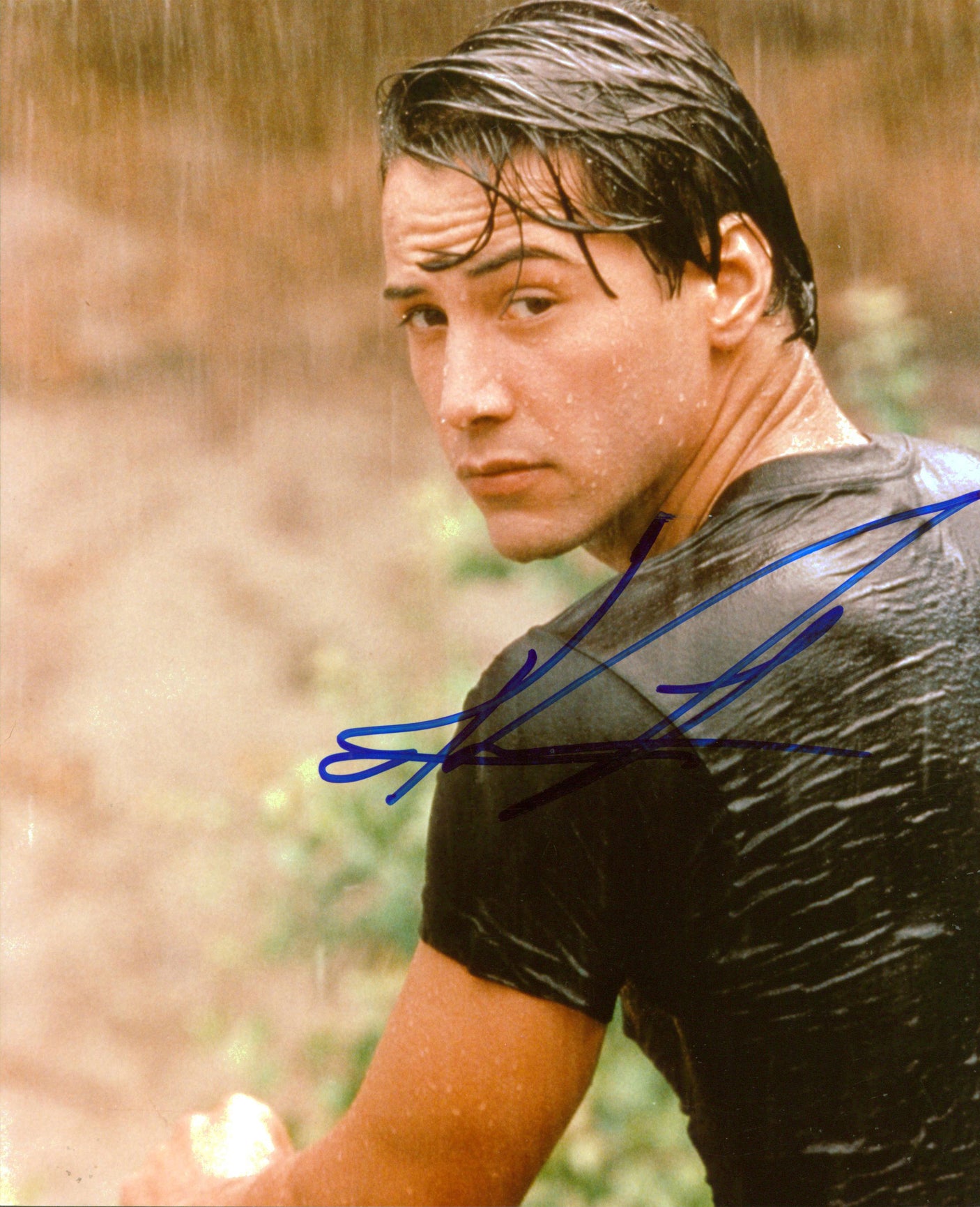 Keanu Reaves Point Break Authentic Signed 8x10 Photo Autographed BAS #AD64462