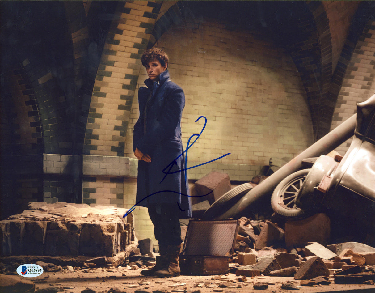 Eddie Redmayne Fantastic Beasts and Where to Find Them Signed 11x14 Photo BAS