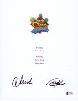 Cheech Marin & Tommy Chong Next Movie Signed 8.5x11 Script Cover BAS #D78693
