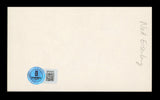 Ned Eisenberg Law & Order SVU Authentic Signed 3x5 Index Card BAS #BP00935