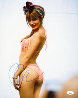 Bella Thorne The Babysitter Authentic Signed 11x14 Sexy Photo JSA #AX48187