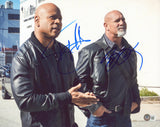 Bill Goldberg & L.L. Cool J NCIS: Los Angeles Signed 11x14 Photo BAS #AD77161