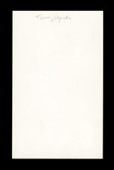 Tammy Wynette Musician "Love" Authentic Signed 3x5 Index Card JSA #AX48080