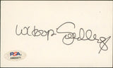 Whoopie Goldberg The Color Purple Signed 3x5 Index Card PSA/DNA #AN86977