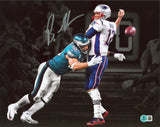 Eagles Brandon Graham Signed 11x14 Horizontal Spotlight Photo w/ Silver Sig BAS
