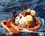 John Wolfram "All The Best Apollo 11 Frogman" Signed 8x10 Horizontal Photo BAS 2