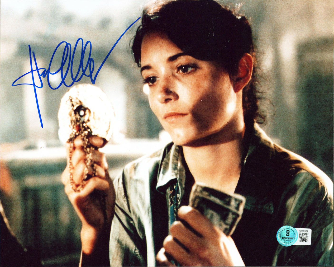 Karen Allen Indiana Jones Signed 8x10 Horizontal Photo Autographed BAS 1