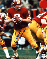 Commanders Sonny Jurgensen Authentic Signed 8x10 Vertical Photo BAS #BM01823