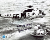 John Wolfram Apollo 11 "All The Best!" Authentic Signed 8x10 Photo BAS #BR53107