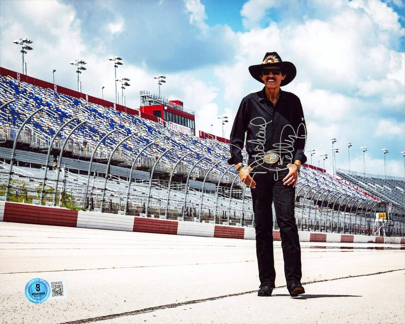 Richard Petty NASCAR Authentic Signed 8x10 Horizontal Photo Autographed BAS 7