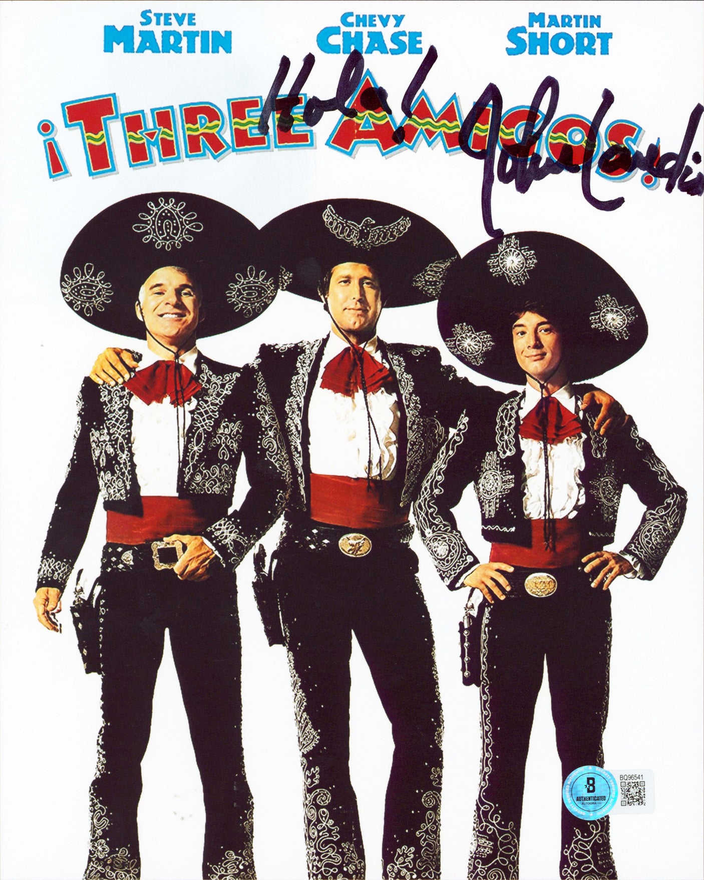 John Landis Three Amigos! "Hola!" Signed 8x10 Vertical Photo BAS #BQ96541