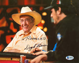 Doyle Brunson "Romans 10:13" Authentic Signed 8x10 Horizontal Photo BAS #Z99756