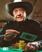 Doyle Brunson "Romans 10:13" Authentic Signed 8x10 Vertical Photo BAS #BC13788