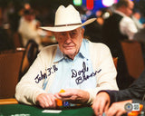 Doyle Brunson "John 3:16" Authentic Signed 8x10 Horizontal Photo BAS #BC13786