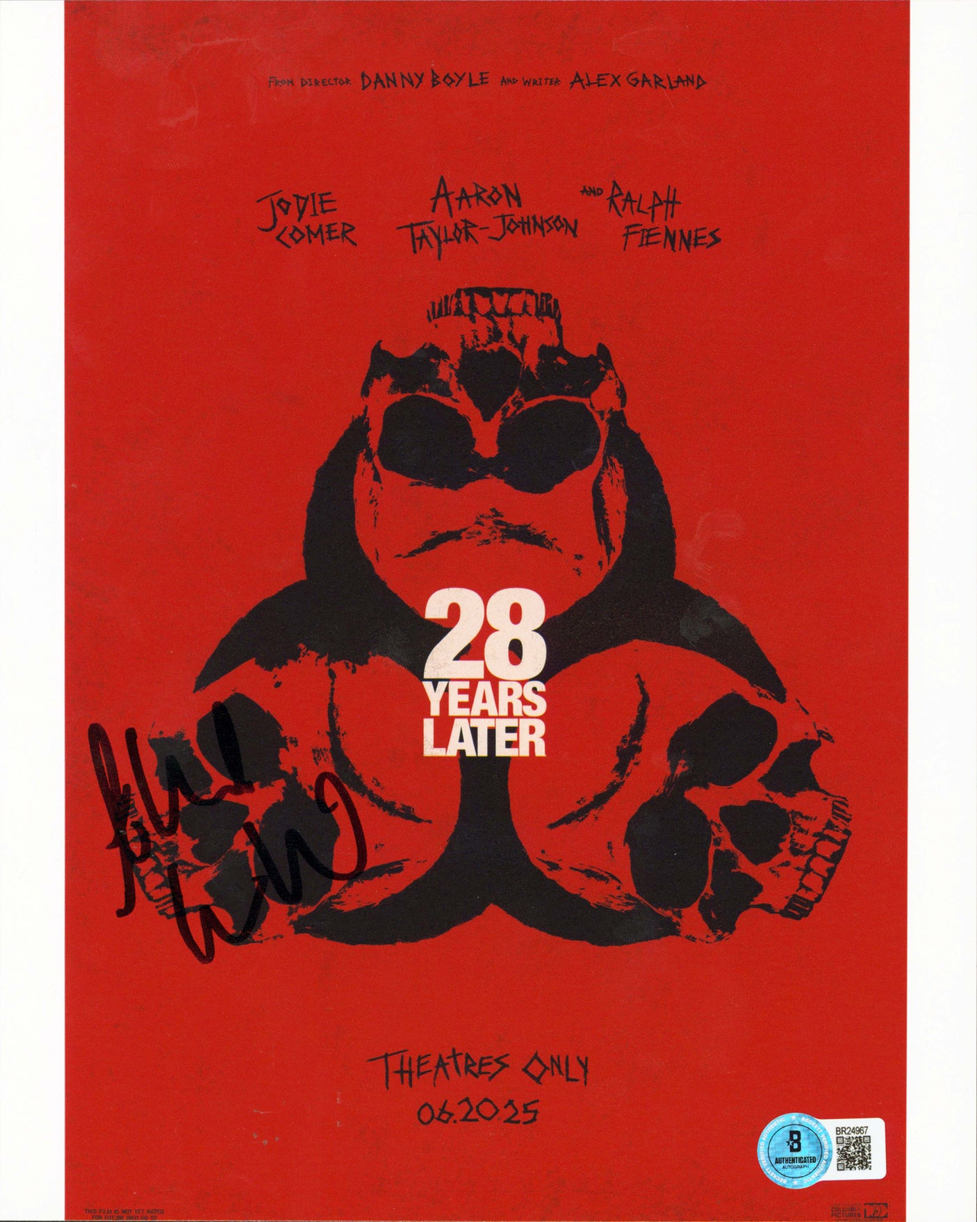 Alex Garland 28 Years Later Authentic Signed 8x10 Vertical Photo BAS #BR24967