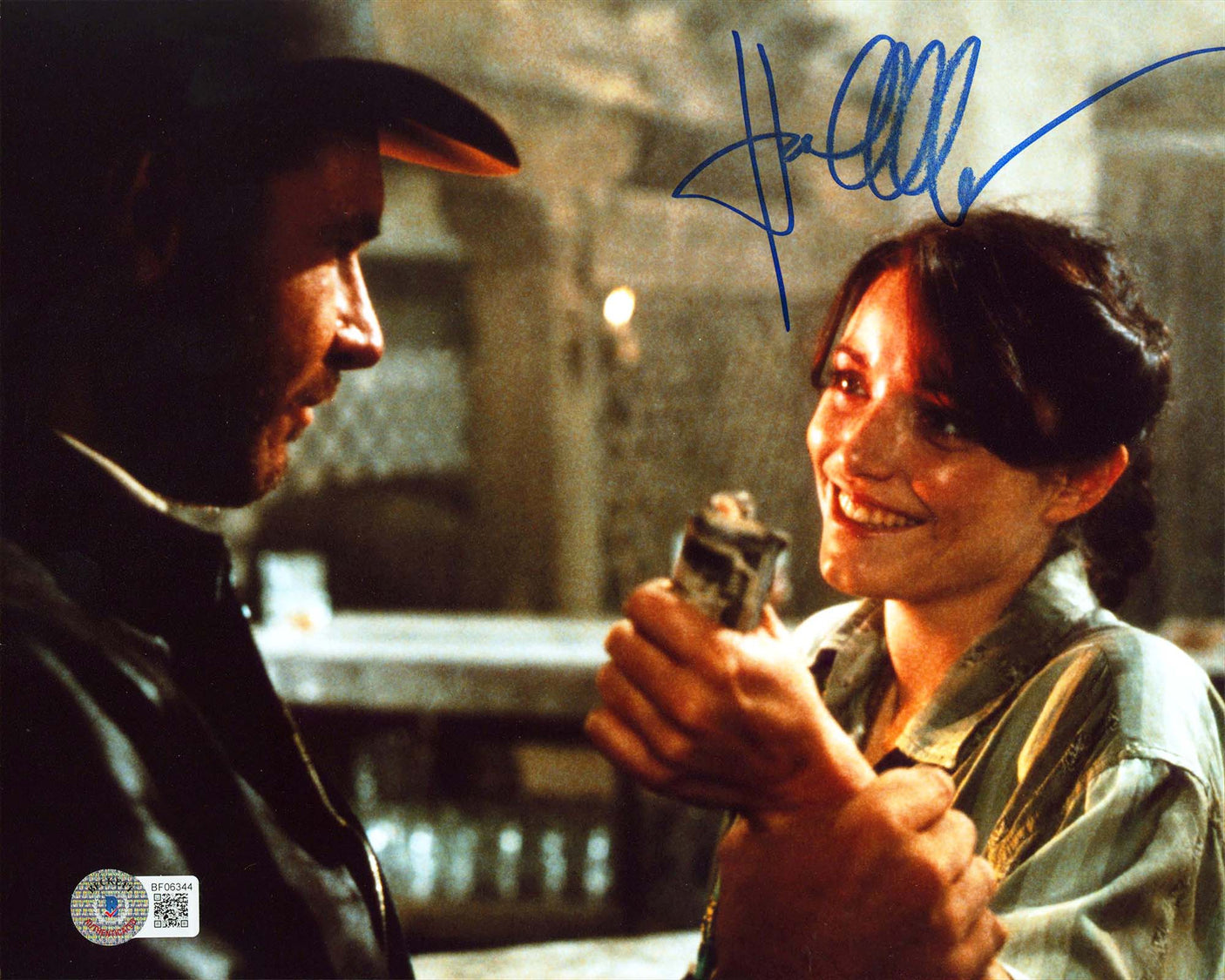Karen Allen Indiana Jones Authentic Signed 8x10 Horizontal Photo BAS #BF06344