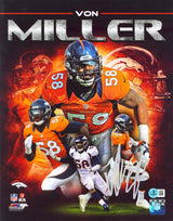 Broncos Von Miller Authentic Signed 11x14 Vertical Photo BAS #BS05268