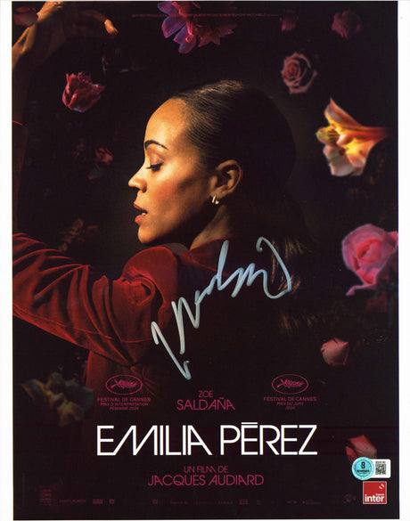 Jacques Audiard Emilia Perez Authentic Signed 11x14 Vertical Photo BAS #BS05190