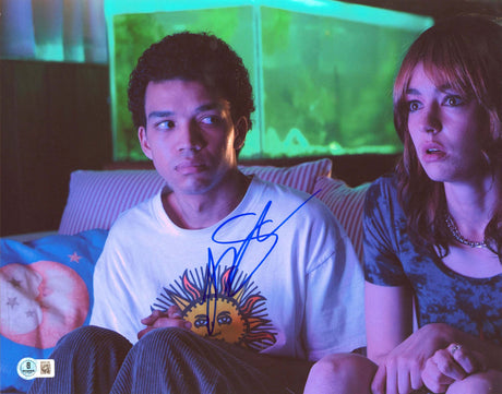 Justice Smith I Saw The T.V. Glow Signed 11x14 Horizontal Photo BAS #BS05188