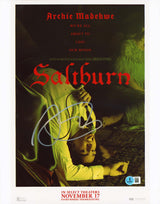 Archie Madekwe Saltburn Authentic Signed 11x14 Vertical Photo BAS #BS05180