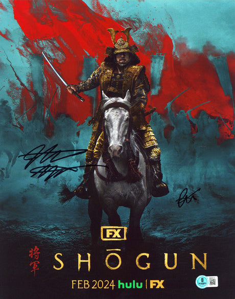 Justin Marks & Rachel Kondo Shogun Signed 11x14 Vertical Photo BAS #BS05171