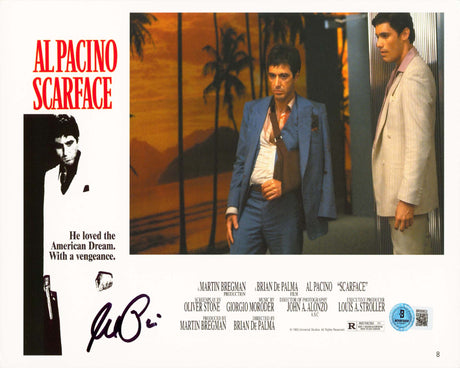 Al Pacino Scarface Signed 8x11 Horizontal Lobby Card Photo BAS #BR85803