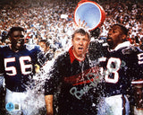 Giants Bill Parcells Authentic Signed 8x10 Horizontal Photo BAS #BR29441