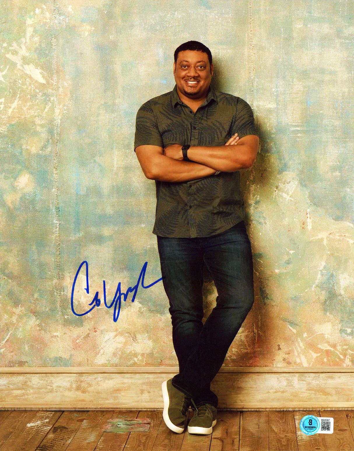 Cedric Yarbrough Speechless Authentic Signed 11x14 Vertical Photo BAS #BS05267