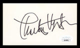 Charlton Heston Ben-Hur Authentic Signed 3x5 Index Card Autographed JSA