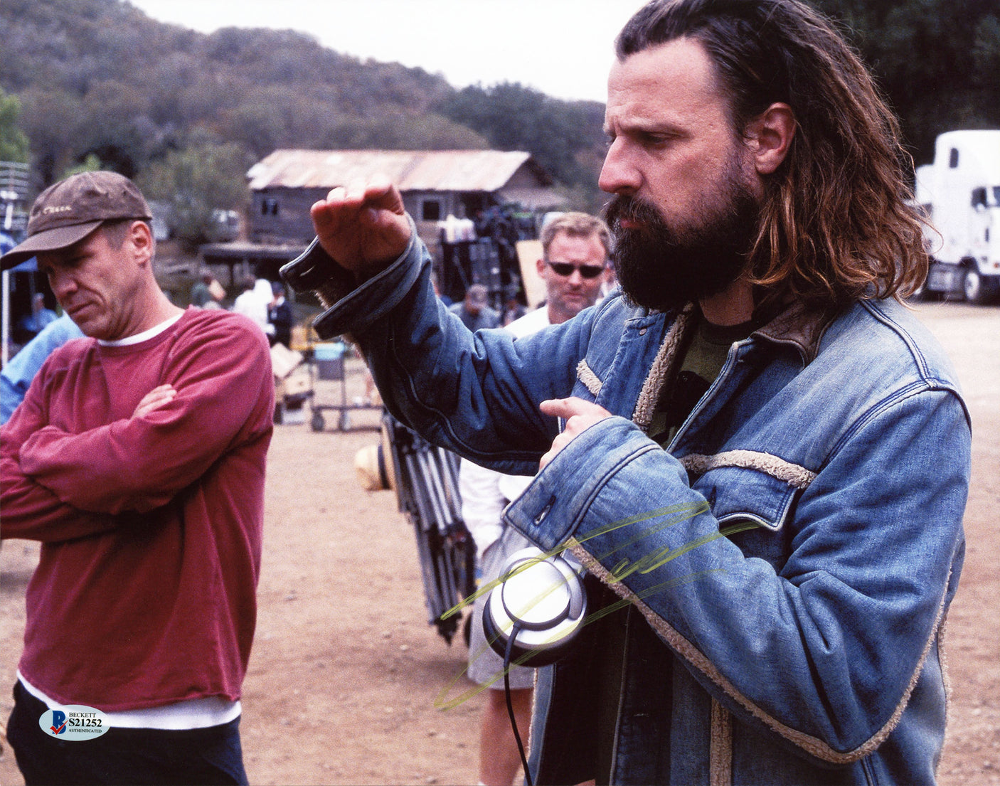Rob Zombie Musician & Director Authentic Signed 11x14 Hrzntl Photo BAS #S21252