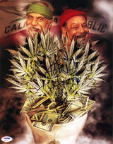 Tommy Chong Cheech & Chong Authentic Signed 11x14 Vertical Photo PSA/DNA #Y18676