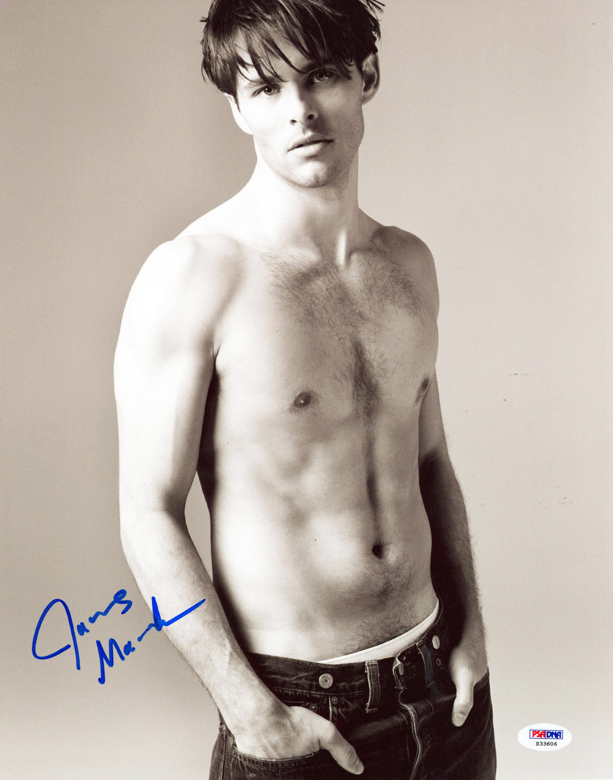 James Marsden X-Men Authentic Signed 11x14 Vertical Photo PSA/DNA #S33606